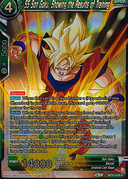 SS Son Goku, Showing the Results of Training
