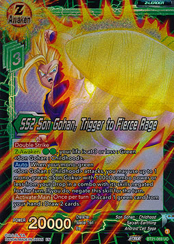 SS2 Son Gohan, Trigger to Fierce Rage