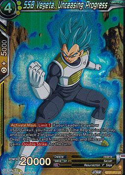 SSB Vegeta, Unceasing Progress