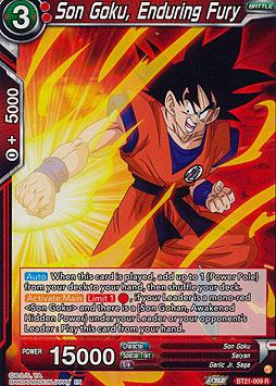 Son Goku, Enduring Fury