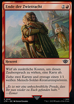 Ende der Zwietracht
