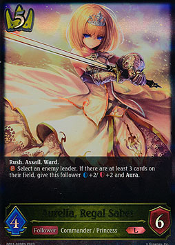 Aurelia, Regal Saber