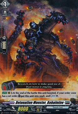 Detonation Monster, Bobalmine