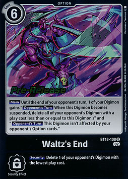 Waltz´s End