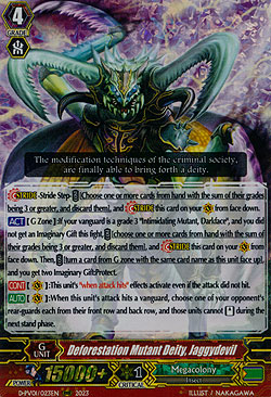 Deforestation Mutant Deity, Jaggydevil