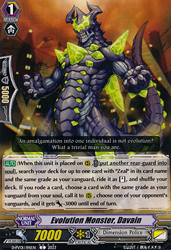 Evolution Monster, Davain