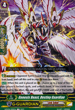 Genesis Beast, Destiny Guardian