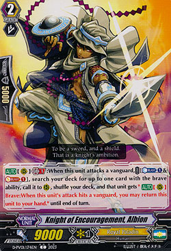 Knight of Encouragement, Albion