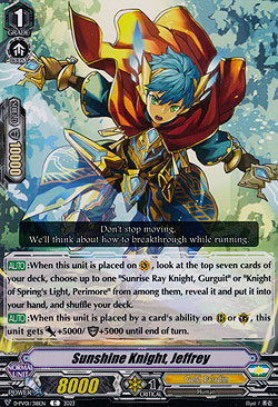 Sunshine Knight, Jeffrey