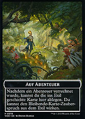 Auf Abenteuer-Spielstein
