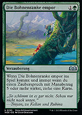 Die Bohnenranke empor