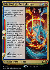 Die Torheit des Lehrlings