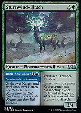 Sturmwind-Hirsch // Blick in die Wolken
