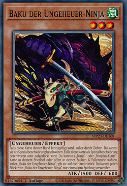 Baku der Ungeheuer-Ninja