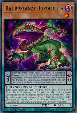 Raubpflanze Bufolicula