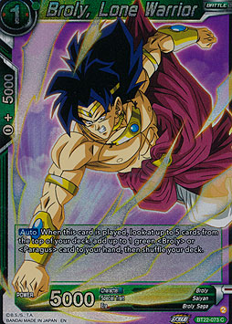 Broly, Lone Warrior