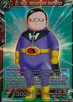 Dr. Hedo, Heroism and Aesthetics
