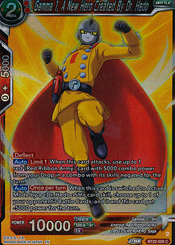 Gamma 1, A New Hero Created By Dr. Hedo