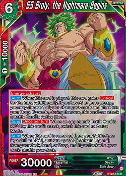 SS Broly, the Nightmare Begins