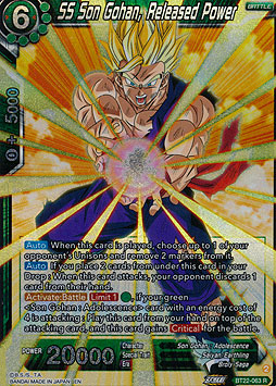 SS Son Gohan, Released Power