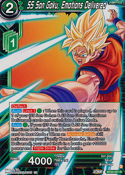 SS Son Goku, Emotions Delivered