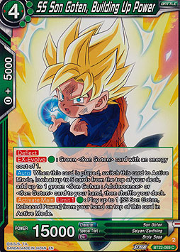 SS Son Goten, Building Up Power