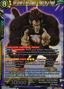 Son Gohan & Hire-Dragon, a Place for a Friend