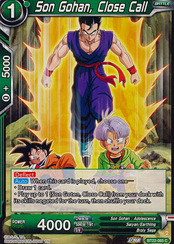 Son Gohan, Close Call