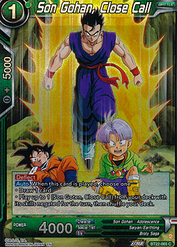 Son Gohan, Close Call