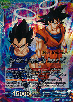 Son Goku // Son Goku & Vegeta, Tag Team in Hell