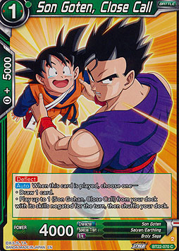 Son Goten, Close Call