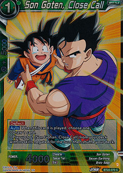 Son Goten, Close Call