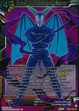 Spike, a Challenging Warrior