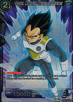 Vegeta, Combined Offense and Defense