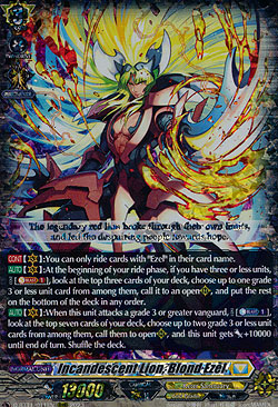 Incandescent Lion, Blond Ezel