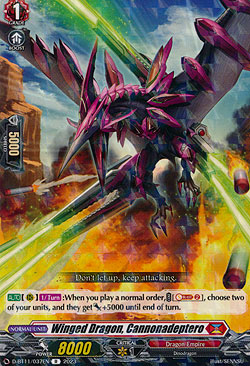 Winged Dragon, Cannonadeptero