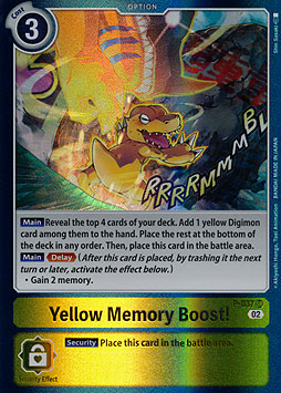 Yellow Memory Boost!