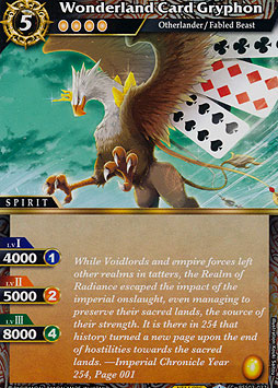 Wonderland Card Gryphon