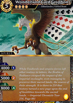 Wonderland Card Gryphon
