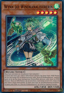 Wynn die Windkanalisiererin