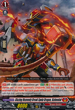 Blazing Heavenly Break Equip Dragon, Kalmodak