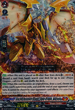 Blazing Heavenly Render Equip Dragon, Aparajea