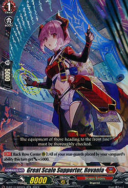 Great Scale Supporter, Rovania