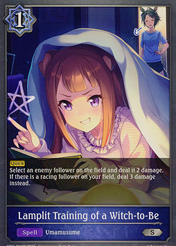 Lamplit Training of a Witch-to-Be