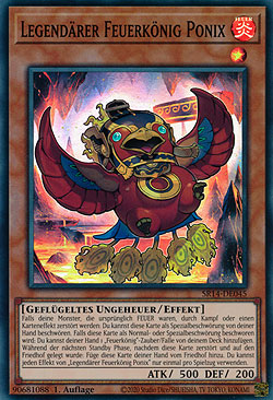 Legendärer Feuerkönig Ponix