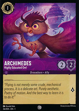 Archimedes - Highly Educated Owl