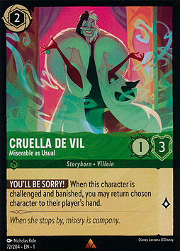 Cruella De Vil - Miserable As Usual