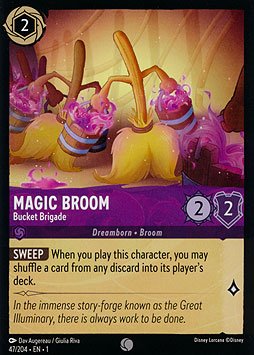 Magic Broom - Bucket Brigade