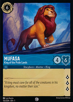 Mufasa - King of the Pride Lands
