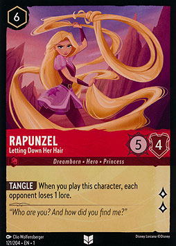 Rapunzel - Letting Down Her Hair